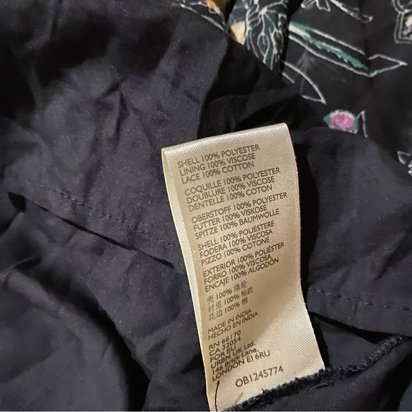 Free People Cassis Chiffon Dress Medium - Picture 9 of 10